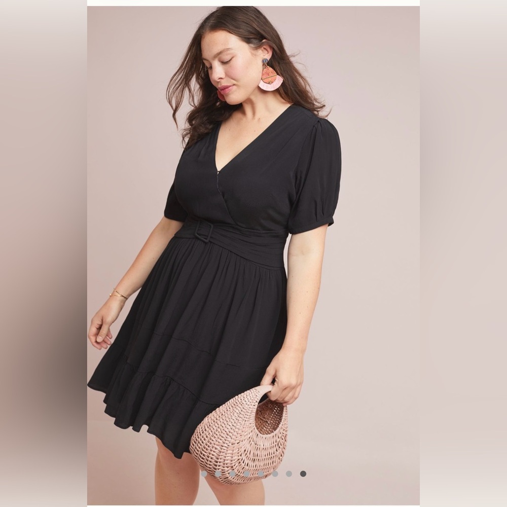 NWOT Anthropologie Maeve Martina Belted Dress. 12